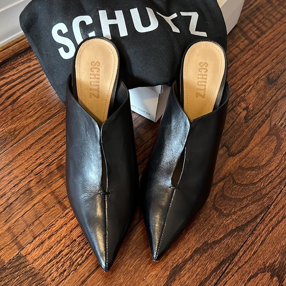 SCHUTZ heels 8.5 Docia Mules Summer Mestico (NY) Brand new in the dust bag. - Picture 5 of 5